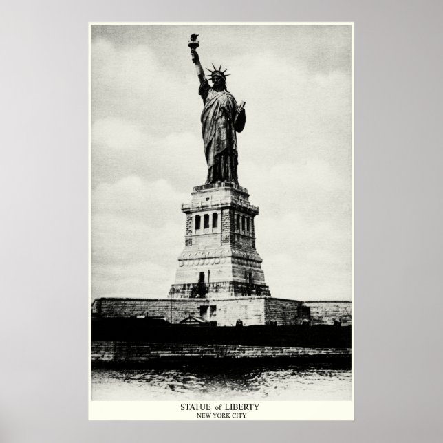 Poster Statue de la Liberté de 1898 (Devant)