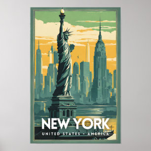 Poster Statue de la Liberté de New York