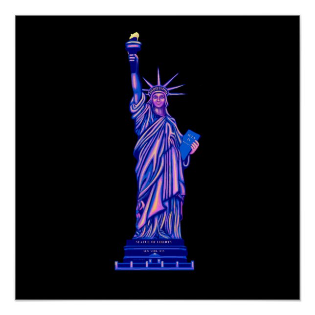 Poster Statue de la Liberté-New York City-Landmark (Devant)