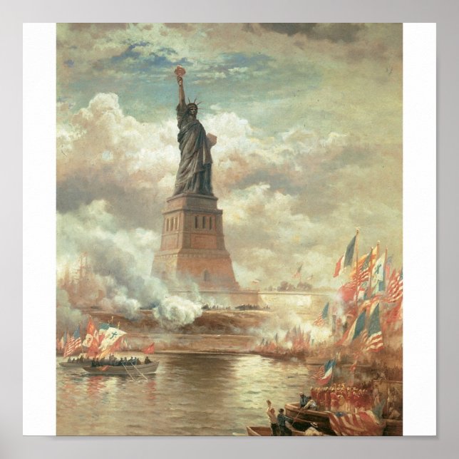 Poster Statue de la Liberté, New York vers les années 180 (Devant)