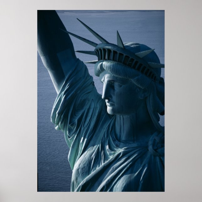 Poster Statue de la Liberté - Photo de fermeture (Devant)