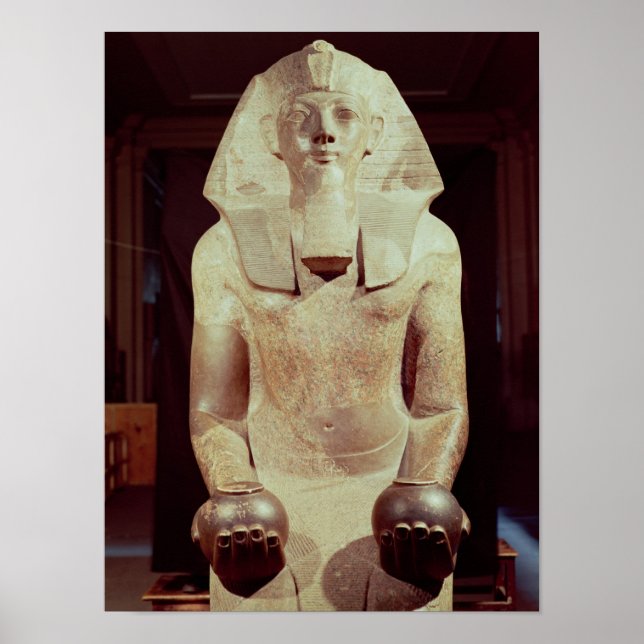 Poster Statue de la reine Makare Hatshepsut (Devant)