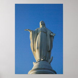 Poster Statue de la Vierge sur 38 mètres à San