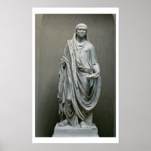 Poster Statue de l'empereur Maxentius (306-312 après J.-C