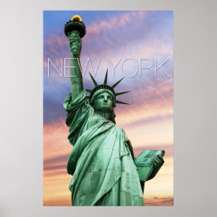 Poster statue de liberté new york