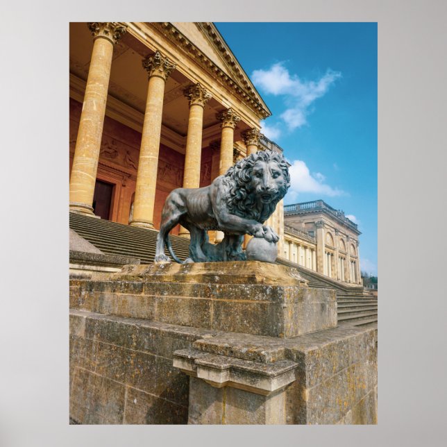 Poster Statue de Lion (Devant)