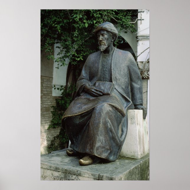 Poster Statue de Moses Maimonides (Devant)