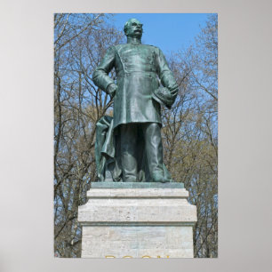 Poster Statue de Roon à Berlin