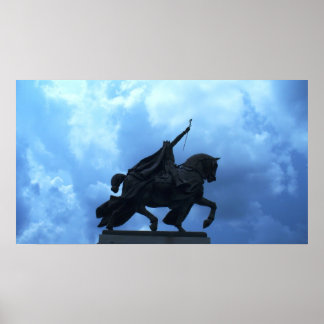 Poster Statue de Saint-Louis à Forest Park