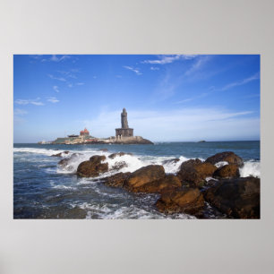 Poster Statue de Saint Thiruvalluvar   Tamil Nadu, Inde