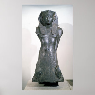 Poster Statue de Sesostris III à l'âge moyen