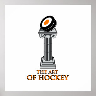 Poster Statue d'hockey