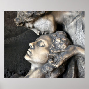 Poster Statue du cimetière de Milan