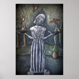 Poster Statue du cimetière de Savannah