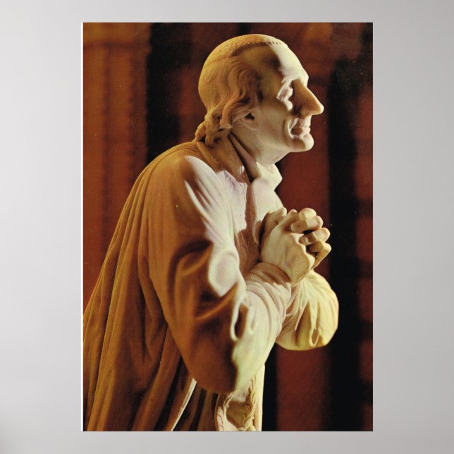 Poster Statue du Cure d'Ars (Devant)