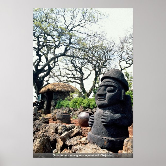 Poster Statue du grand-père contre le mal, Cheju-do I (Devant)