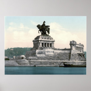 Poster Statue du Kaiser Wilhelm Ier