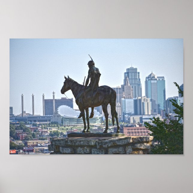 Poster Statue du Scoutisme, Kansas City (Devant)