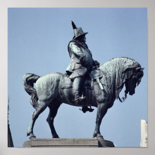 Poster Statue équestre de Charles Gustav X,