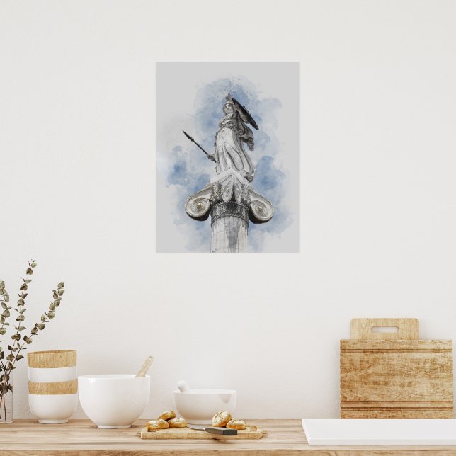 Poster Statue grecque classique Athéna (Cuisine)