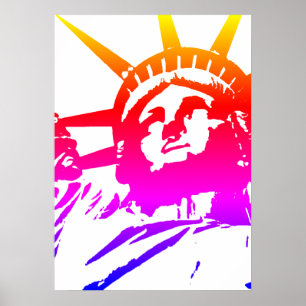 Poster Statue of Liberty Pop Art