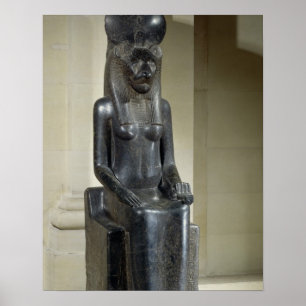 Poster Statue of the lion-headed goddess Sekhmet, from th