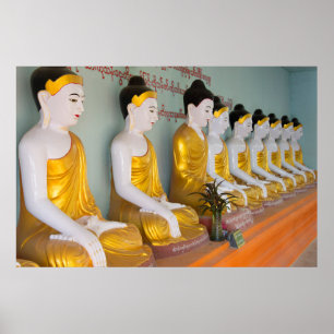 Poster Statues bouddhistes à Umin Thounzeh