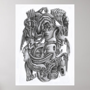 Poster Statues de crayon