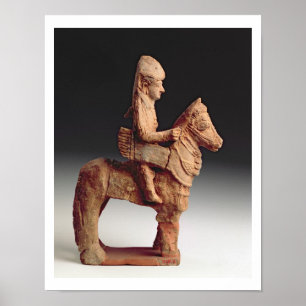 Poster Statuette d'un cavalier armé, Byblos, 8ème-6ème