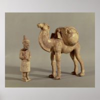 Statuettes funéraires d'un chameau chargé