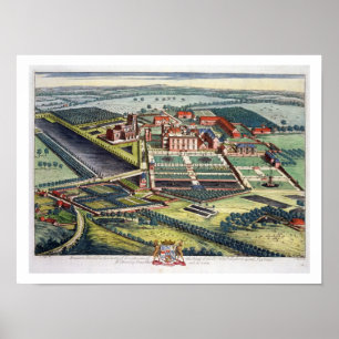 Poster Staunton Harold dans le comté de Leicester engrave