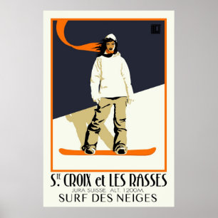 Poster Ste. Croix et Les Rasses