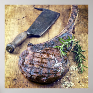 Poster Steak Tomahawk