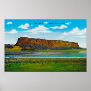 Poster Steamboat Rock, barrage Upper Grand Coulee