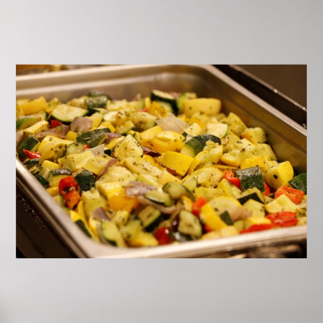 Poster Steamed vegetables (Devant)