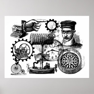 Poster steampunk