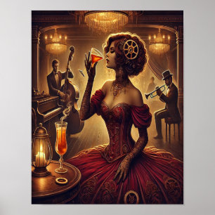 Poster Steampunk 22, La séductrice Blackout