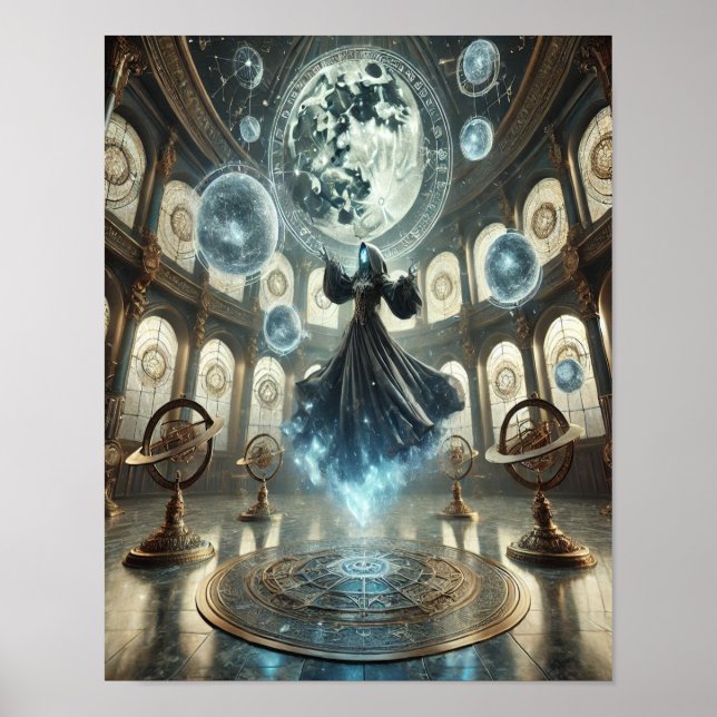 Poster Steampunk 47 La Sorcière Lunaire (Devant)