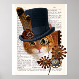 Poster Steampunk Chat sur la page du dictionnaire