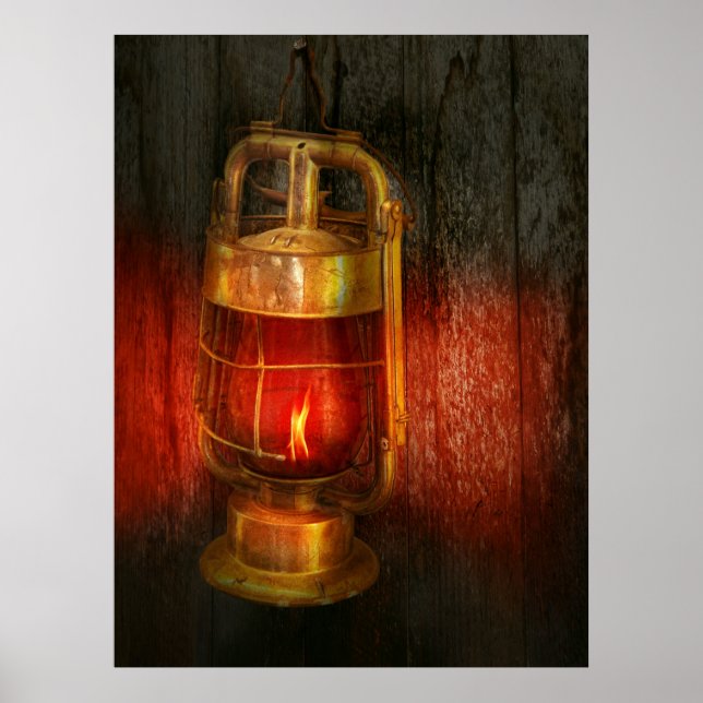 Poster Steampunk - district de Red Light (Devant)