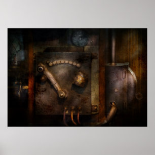Poster Steampunk - la salle de commande