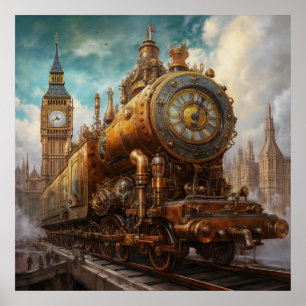 Poster Steampunk Londres