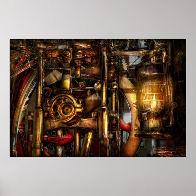 Poster Steampunk - Mécanica (Devant)