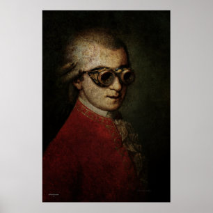 Poster Steampunk Mozart