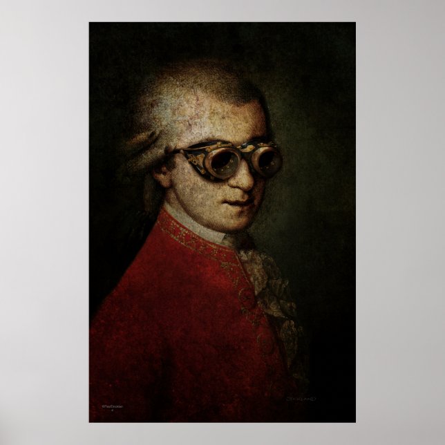 Poster Steampunk Mozart (Devant)