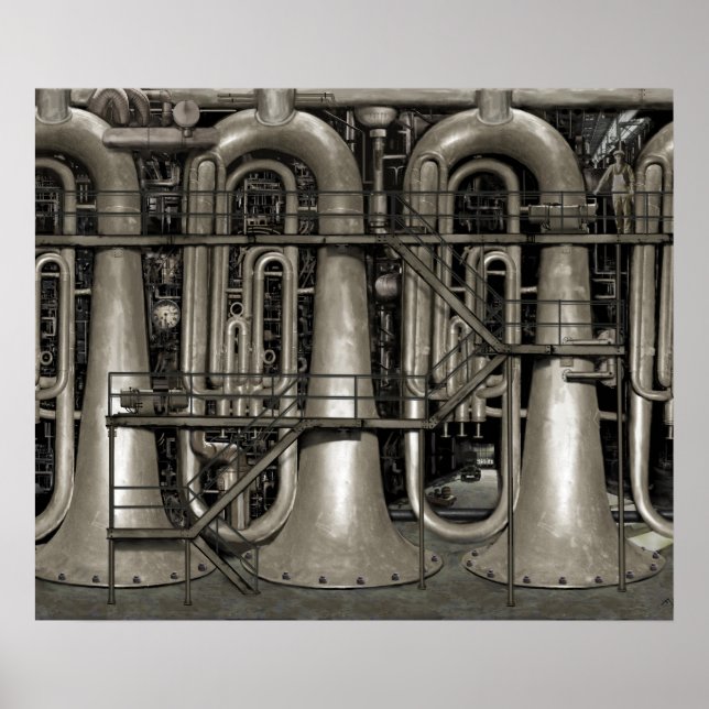 Poster Steampunk Music Factory (Devant)