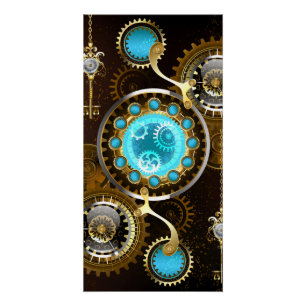 Poster Steampunk Rusty Background