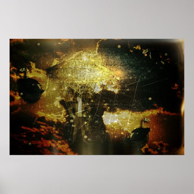 Poster Steampunk Sky (Devant)