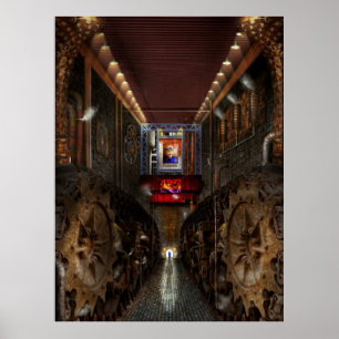 Poster Steampunk - société Dystopian