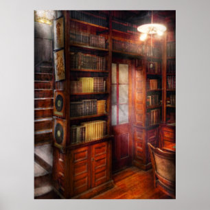 Poster Steampunk - The semi-private study